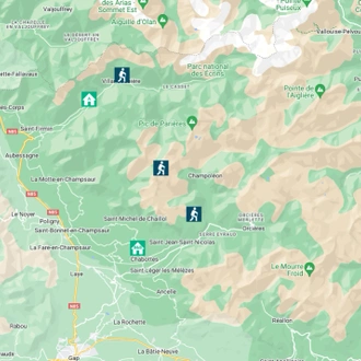 tourhub | Undiscovered Mountains | Gourmet Alpine Walking Holiday | Tour Map