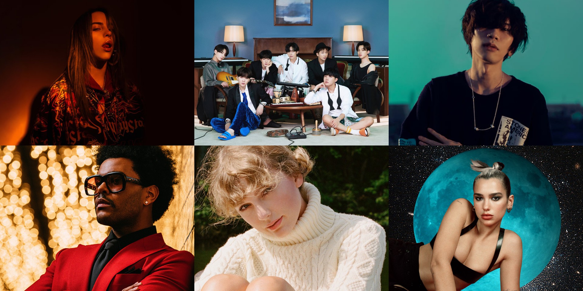 BTS, The Weeknd, Billie Eilish, Kenshi Yonezu, and more have the best-selling albums in the world in 2020