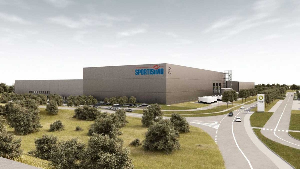 Sportisimos new 90 000 square-meters distribution center in Hrusov near Ostrava