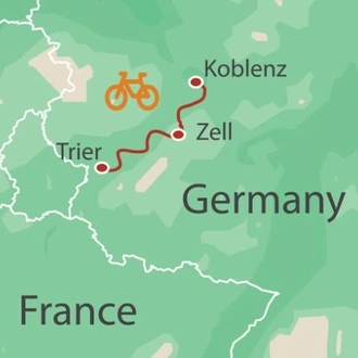 tourhub | UTracks | Moselle Bike Path | Tour Map