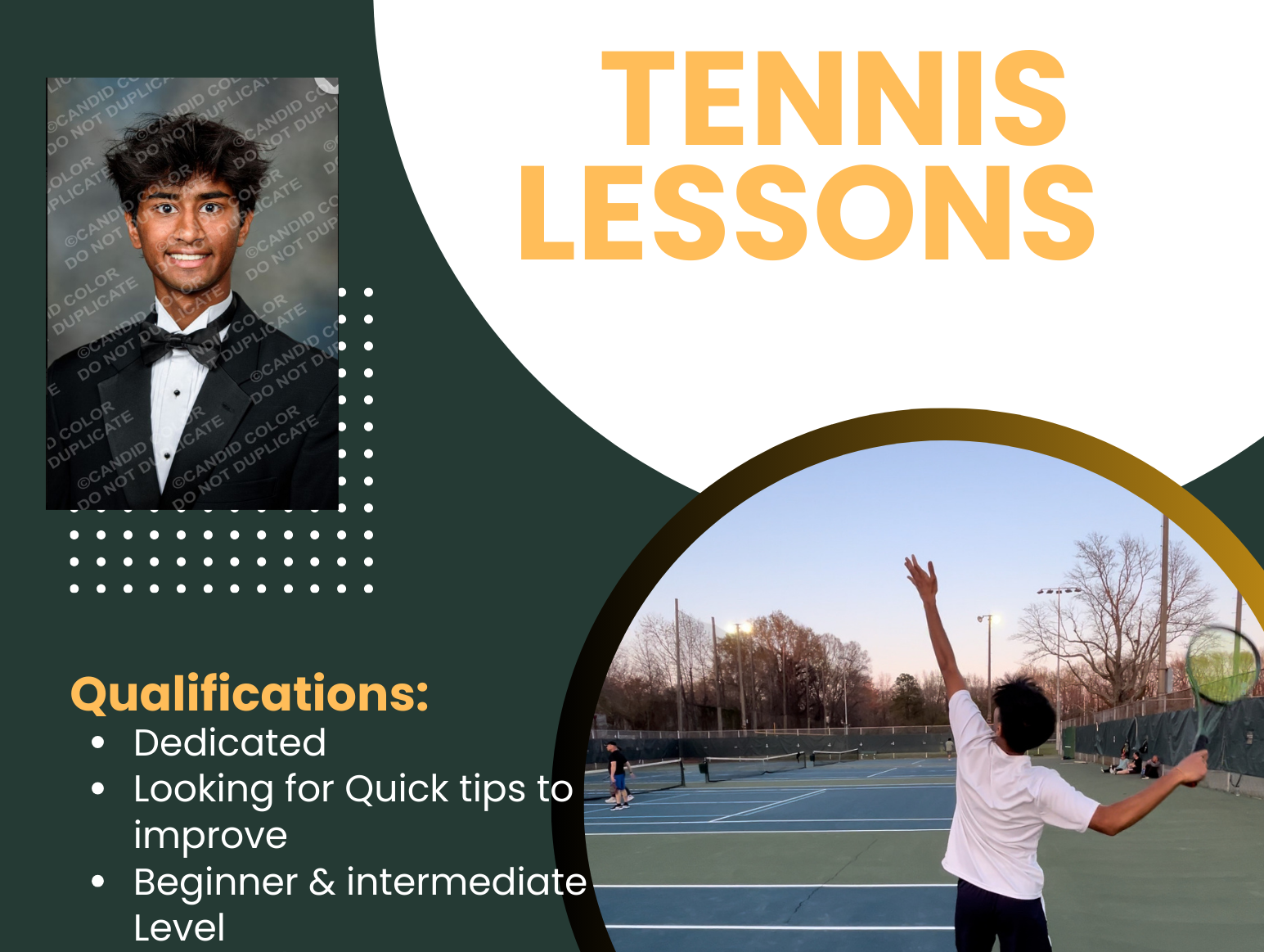 Vivek P. teaches tennis lessons in Cheasepeake, VA