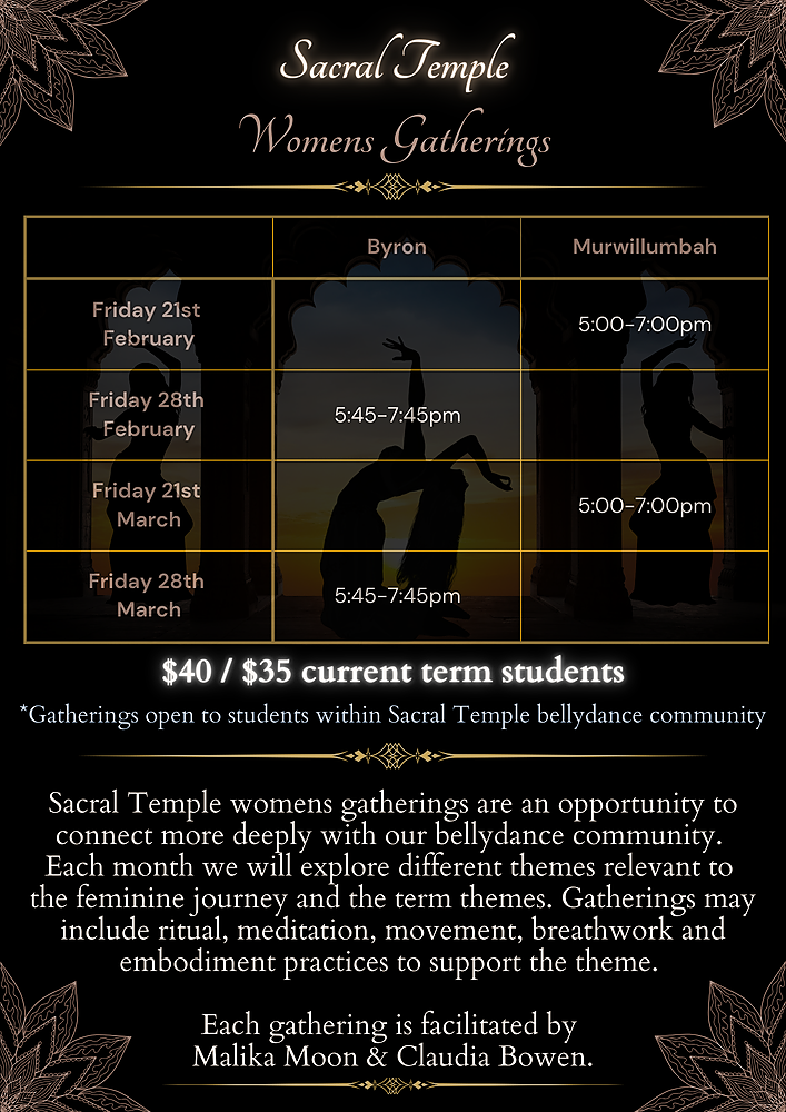 Sacral Temple Womens Gatherings