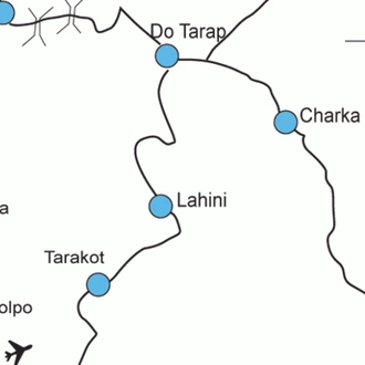 tourhub | Sherpa Expedition & Trekking | Lower Dolpo Trek | Tour Map