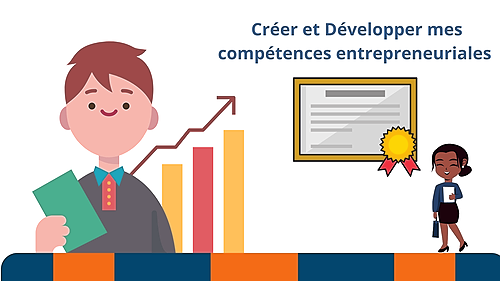 Représentation de la formation : Créer mon activité professionnelle (Micro-entreprise ou Entreprise) et développer mes compétences d'entrepreneur(euse)