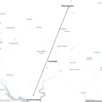 tourhub | Travel Editions | Historic Hampshire Tour | Tour Map