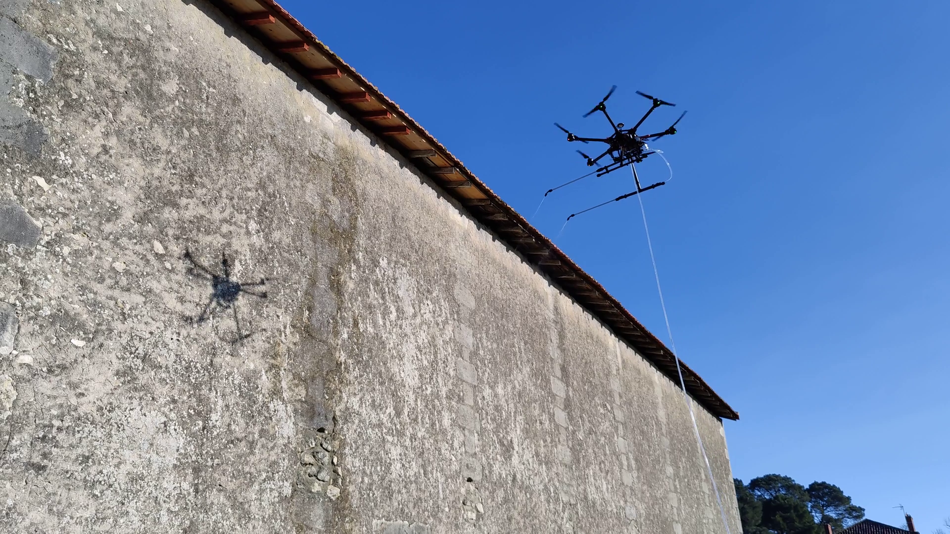 Représentation de la formation : Stage métier avec pulvérisation par drone et inspection technique 