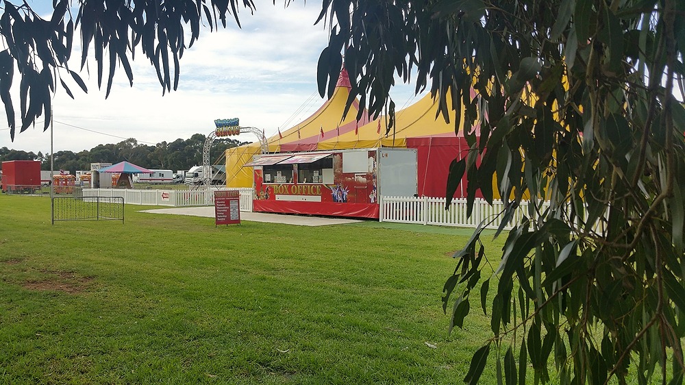 One of the many circuses that have visited Bonython Park / Tulya Wardli (Park 27)