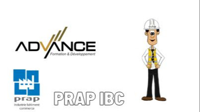 Représentation de la formation : Prévention des Risques liés à l'Activité Physique Industrie, Bâtiment, Commerce et activités de bureau (PRAP IBC)