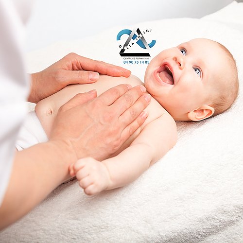 Représentation de la formation : MASSAGE BÉBÉ 