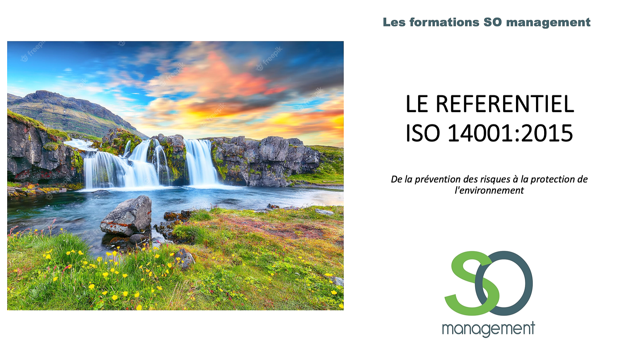 Représentation de la formation : REFERENTIEL ENVIRONNEMENTAL ISO 14001:2015