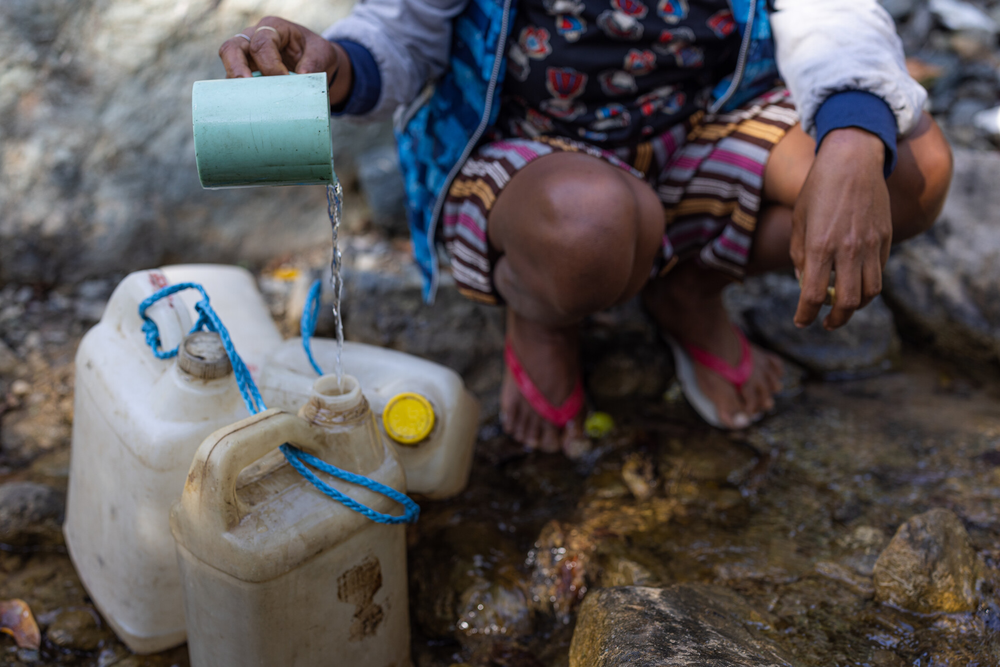 Det pågår just nu rekordmånga kolerautbrott i världen. Bild: WaterAid/Tariq Hawari.