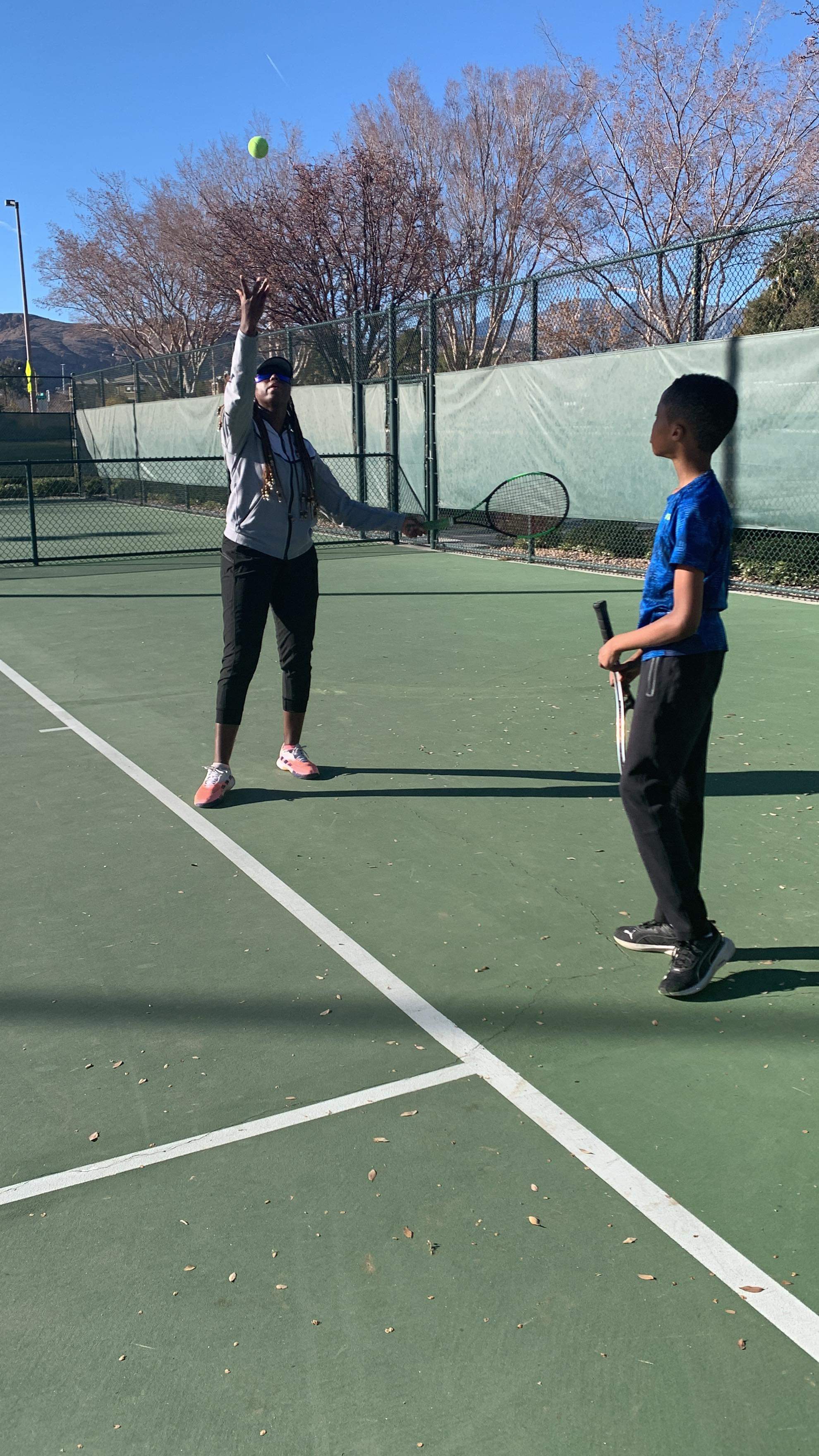 Meggan D. teaches tennis lessons in Las Vegas, NV