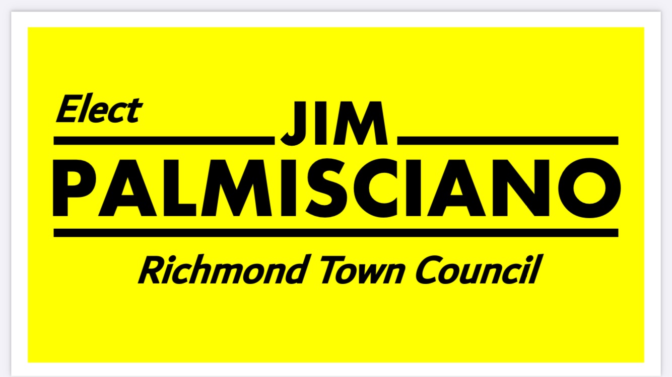 Jim Palmisciano for Richmond Town Council logo