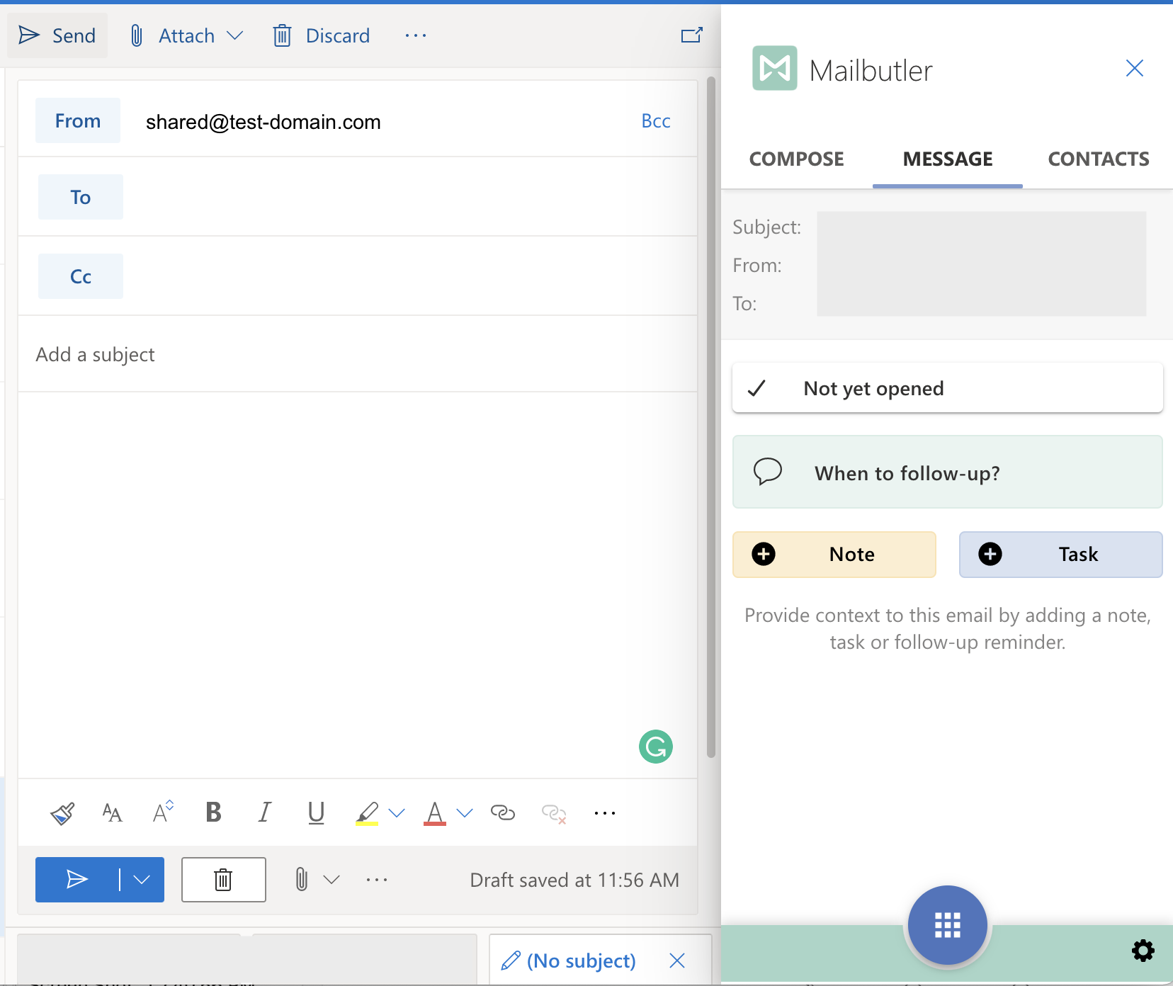 How to use Mailbutler for shared mailboxes in Outlook?