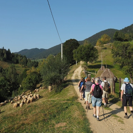 Village life in Transylvanian Carpathian Mountains