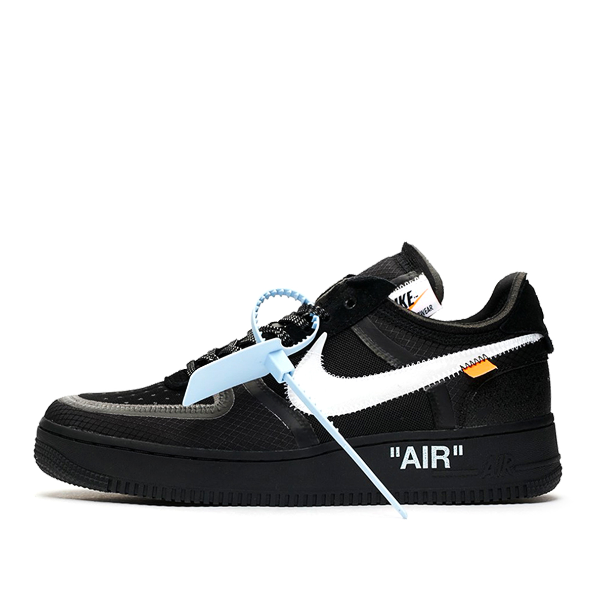 Off-White x Nike Air Force 1 Low Black/White AO4606-001 - SoleSnk