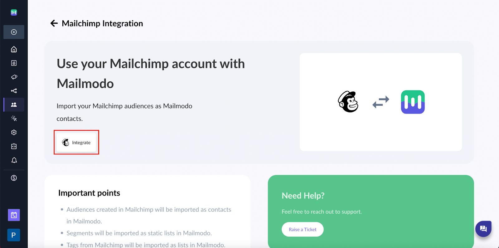 Getting Started with Mailchimp Integration