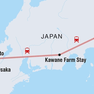 tourhub | Intrepid Travel | Japan Highlights Family Holiday | Tour Map