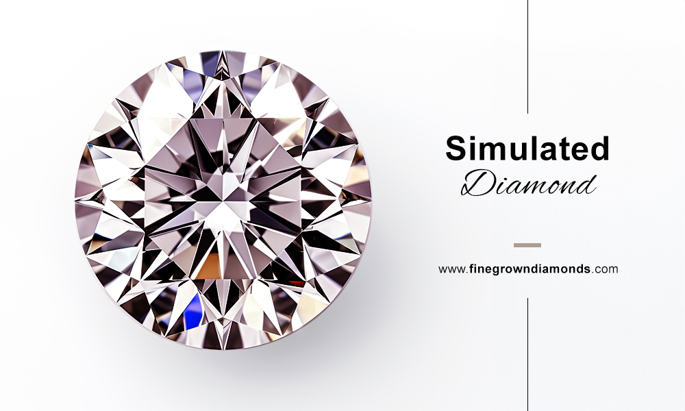 simulated diamonds