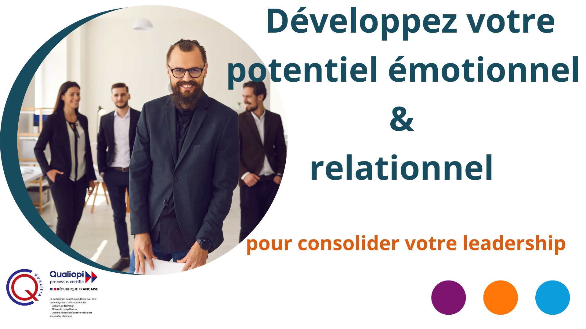 Représentation de la formation : Développer son potentiel émotionnel & relationnel pour consolider son leadership