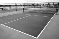 Picture of a tennis or pickleball court