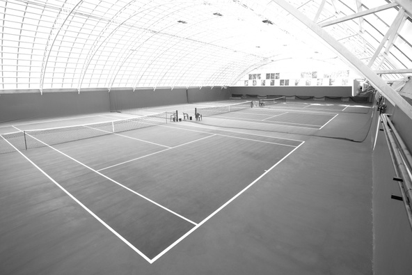 Picture of a tennis or pickleball court