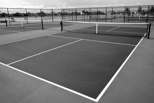 Picture of a Pickleball court