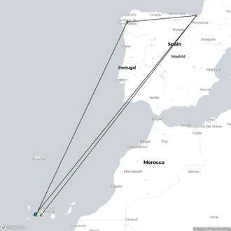 tourhub | Walkers' Britain | Exploring La Gomera - 8 Days | Tour Map