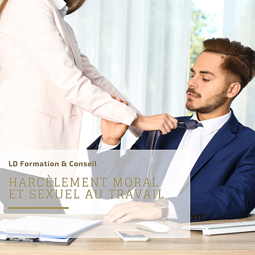 Représentation de la formation : Prévenir le harcèlement moral et sexuel au travail - Versions managers