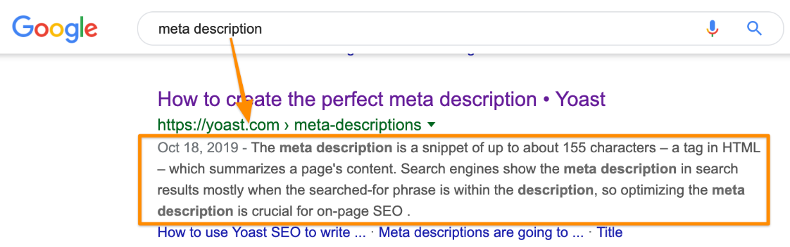 &Quot;A Screenshot Of A Meta Description That Defines What A Meta Description Is And How Significant It Is For On-Page Seo