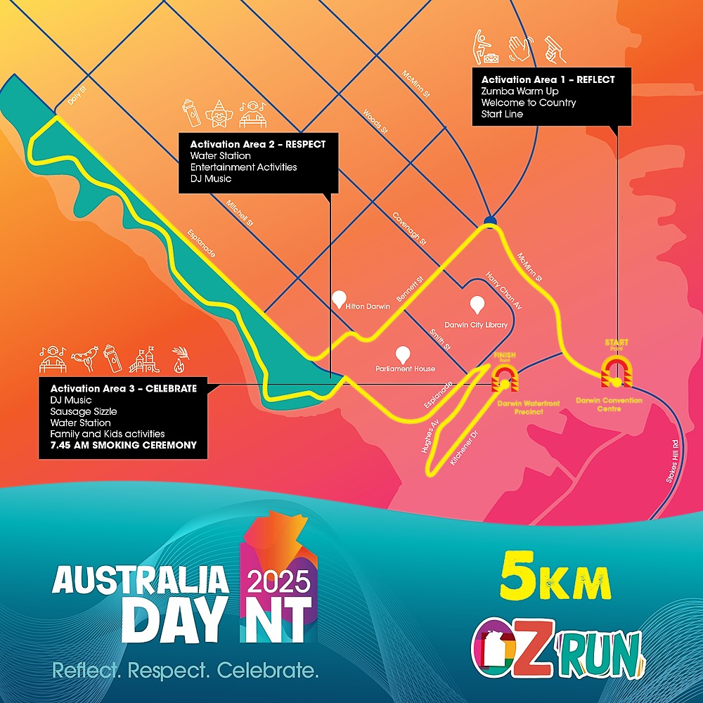 Oz Run 2025 - 5km route