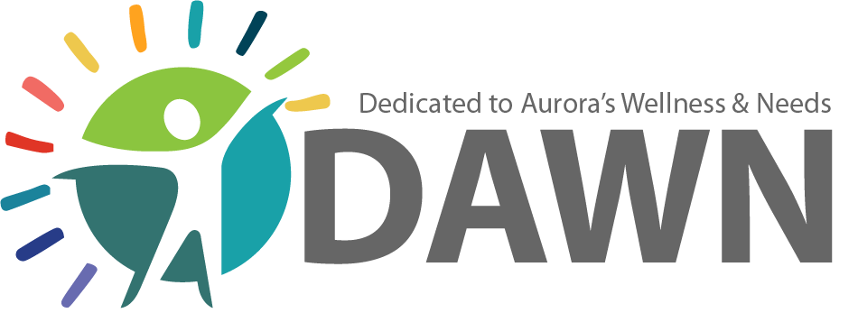 Dedicated to Aurora's Wellness and Needs (DAWN) logo