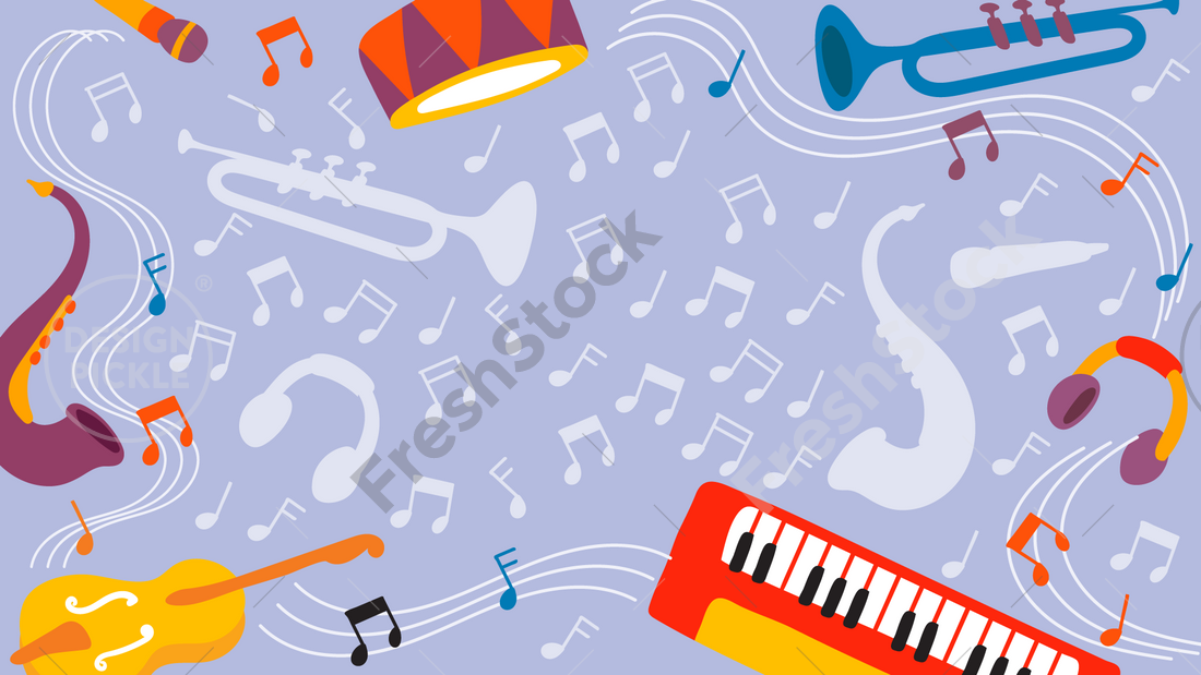 Zoom Background Music Instruments Freshstock