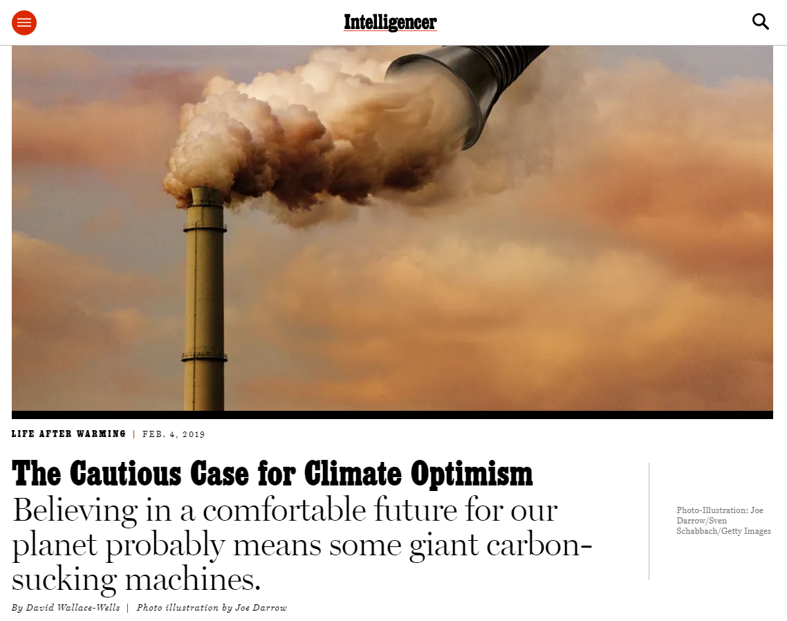 Cautious Case for Climate Optimism