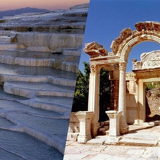 tourhub | Turkey Tours Company | 2 Days Ephesus & Pamukkale Tour From/To Istanbul 