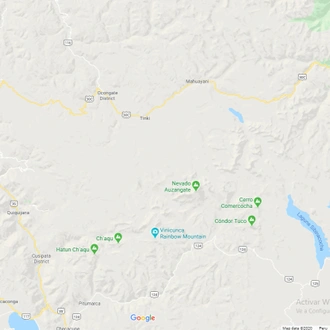 tourhub | Unu Raymi Tour Operator & Lodges | TREK & CLIMB: NEVADO QAMPA (5,500M) | Tour Map