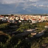Tétouan Cemetery, Graves With City In Background [18] (Tétouan, Morocco, 2008)