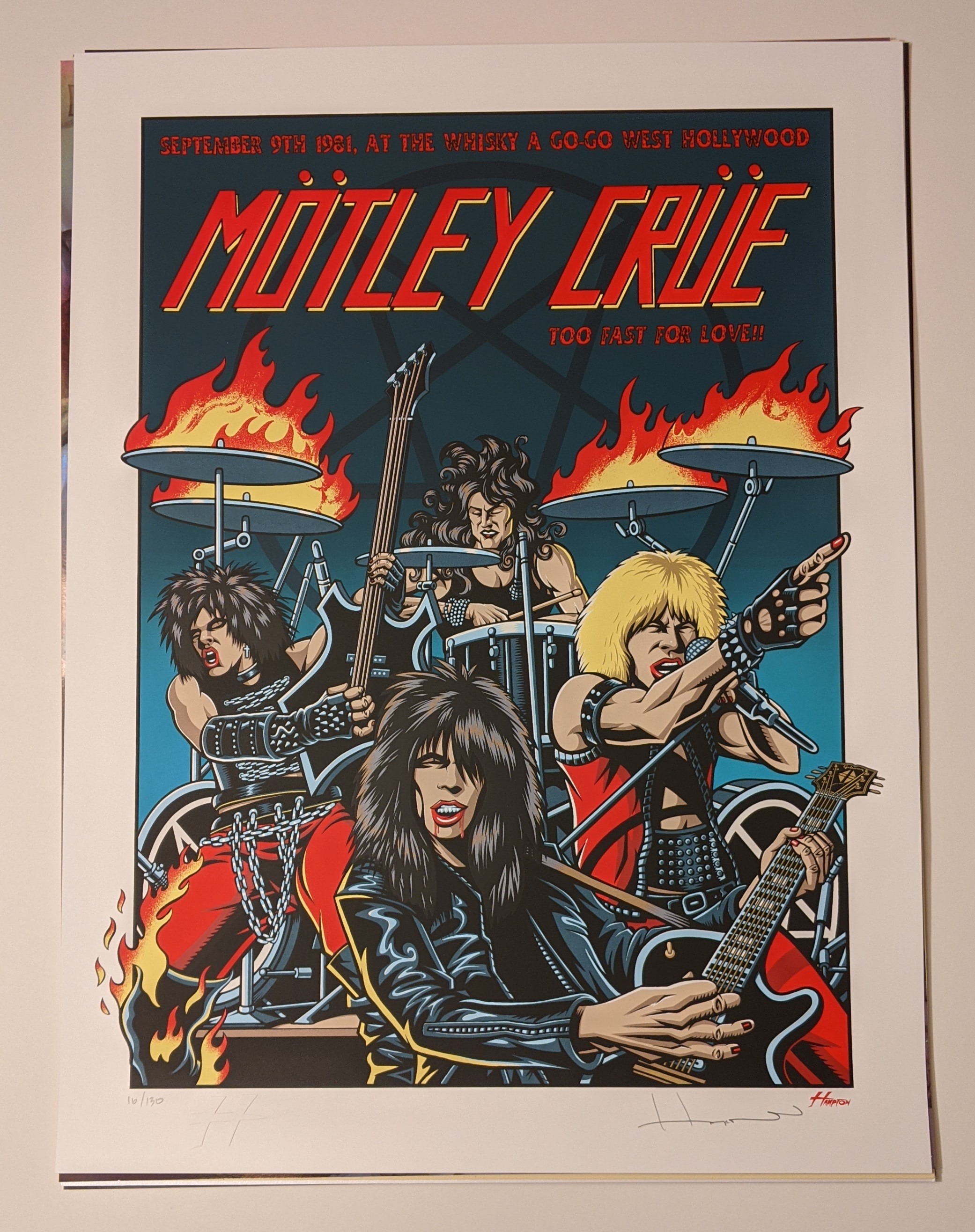 Mötley Crüe 9/9/81 Whiskey A Go-Go Tribute Justin Hampton