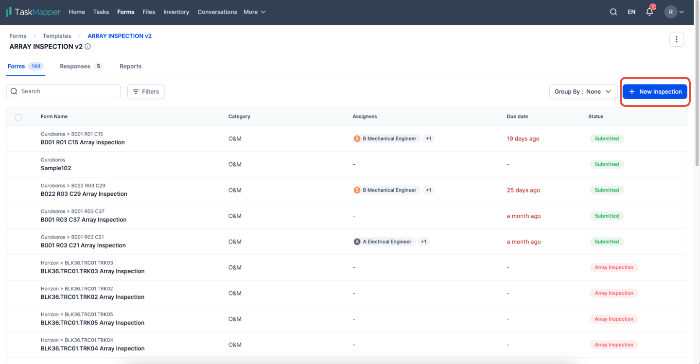 TaskMapper Forms