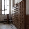 Karaites take off their shoes before prayer. This is where they store them. Moussa Dari Synagogue, Cairo, Egypt. Joshua Shamsi, 2017. 