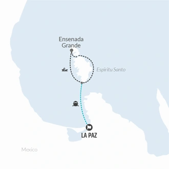 tourhub | Bamba Travel | Baja Kayak Expedition 9D/8N (Fully Catered) | Tour Map