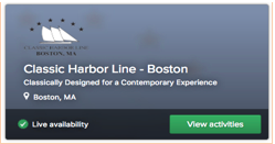 Classic Harbor Line Boston