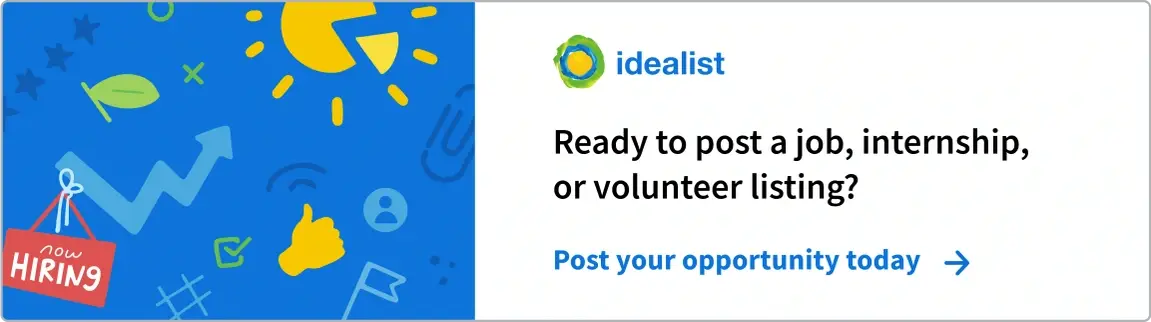Idealist's post a listing ad