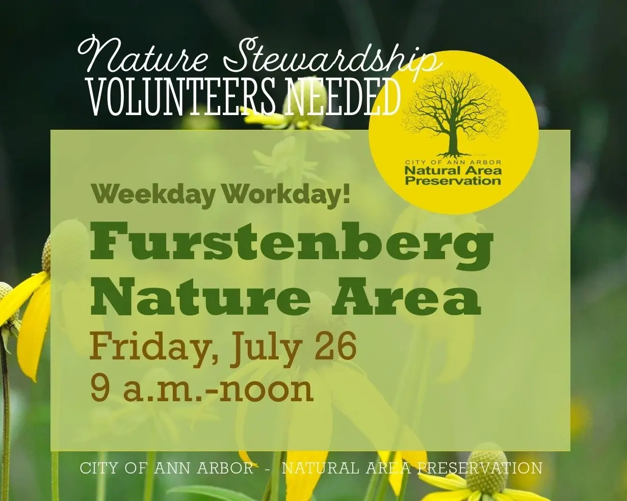 Weekday Stewardship Workday at Furstenberg Nature Area