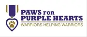 Logo de Paws for Purple Hearts