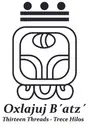 Logo de Oxlajuj B'atz' (Thirteen Threads)