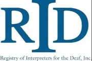 Logo of Registry of Interpreters for the Deaf