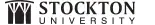 Logo de Stockton University