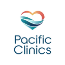 Logo de Pacific Clinics serves children, transitional age youth, families, adults, and older adults.