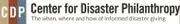 Logo de Center for Disaster Philanthrophy
